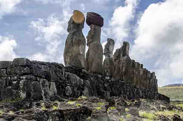 68 - Chile - isla de Rapa Nui o Pascua - Ahu Tongariki